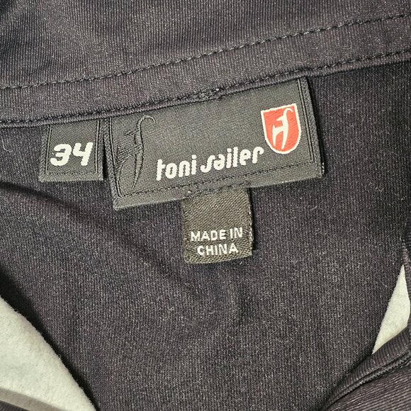 Toni Sailer Half Zip First Layer Performance Ski Top Women Size US 4 Black/Gray - Picture 4 of 14